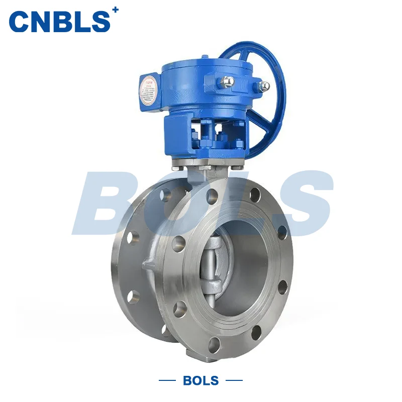 ステンレスハンドルウエハータイプメタルハードシールバタフライバルブ